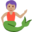 merperson, medium skin tone